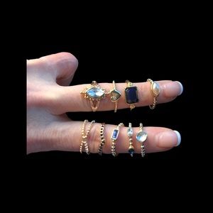 Rose Gold Stacking Rings